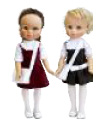 Кукла Школьница 36 см