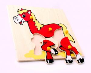 Лошадка доска без подсл.(ЛЭМ)  ― Avokado-toys.ru