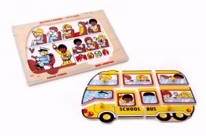 Автобус доска с подсл.(ЛЭМ)  ― Avokado-toys.ru