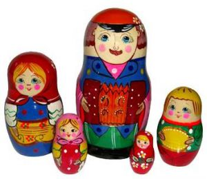 Матрешка Семья (Нарз) ― Avokado-toys.ru