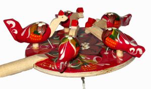 Курочки клюющие зерно расп.(Нарз)  ― Avokado-toys.ru