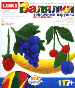 Игрушки на магнитах Фрукты-ягоды