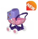 Коляска для кукол "Arina" 4-х колёсная (в пакете) ― Avokado-toys.ru