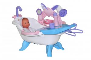  Набор для купания кукол №1 с аксессуарами и пупсом ― Avokado-toys.ru