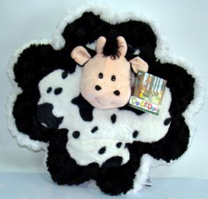 Подушка "Цветок" с коровой Da Di Doo Bags ― Avokado-toys.ru