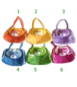 Сумочка "Мишка", 6 цветов в ассортименте Da Di Doo Bags ― Avokado-toys.ru