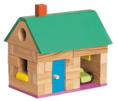 Домик одноэтажный с гаражом (Везунчик)  ― Avokado-toys.ru