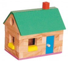 Домик одноэтажный двухкомнатный (Везунчик)  ― Avokado-toys.ru