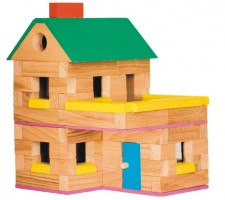 Домик двухэтажный с балконом (Везунчик)  ― Avokado-toys.ru