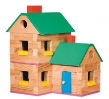 Домик двухэтажный с верандой (Везунчик) ― Avokado-toys.ru