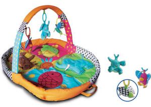 Развивающий коврик "Зоопарк" LUIIABABY ― Avokado-toys.ru