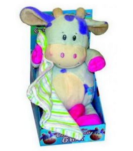 Бычок с платочком 25см. (гранул) LUIIABABY ― Avokado-toys.ru