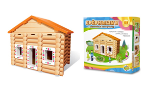 Деревян конструктор Брёвнышки 81 дет. ― Avokado-toys.ru