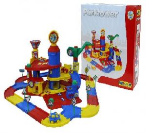  Паркинг 3-уровневый с дорогой и автомобилями (в коробке) ― Avokado-toys.ru