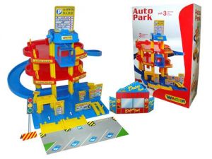  Паркинг 3-уровневый с автомобилями (в коробке) ― Avokado-toys.ru