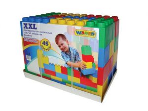  Конструктор строительный XXL, 45 эл. ― Avokado-toys.ru
