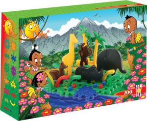 Конструктор Зоопарк - 228 (в коробке) ― Avokado-toys.ru